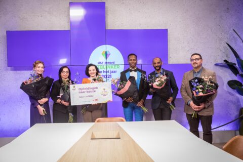 Een spetterende show online uitzenden: De UAF-Award 2021 live vanuit Jaarbeurs Studio