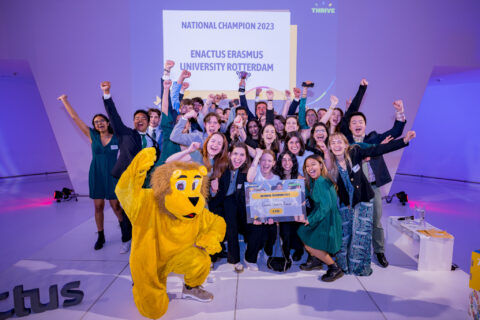 Enactus Rotterdam vertegenwoordigt Nederland tijdens World Cup in Jaarbeurs