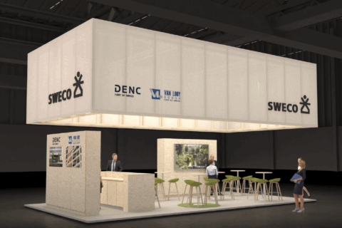 Primeur: eerste 100 procent circulaire beursstand op Logistica Next