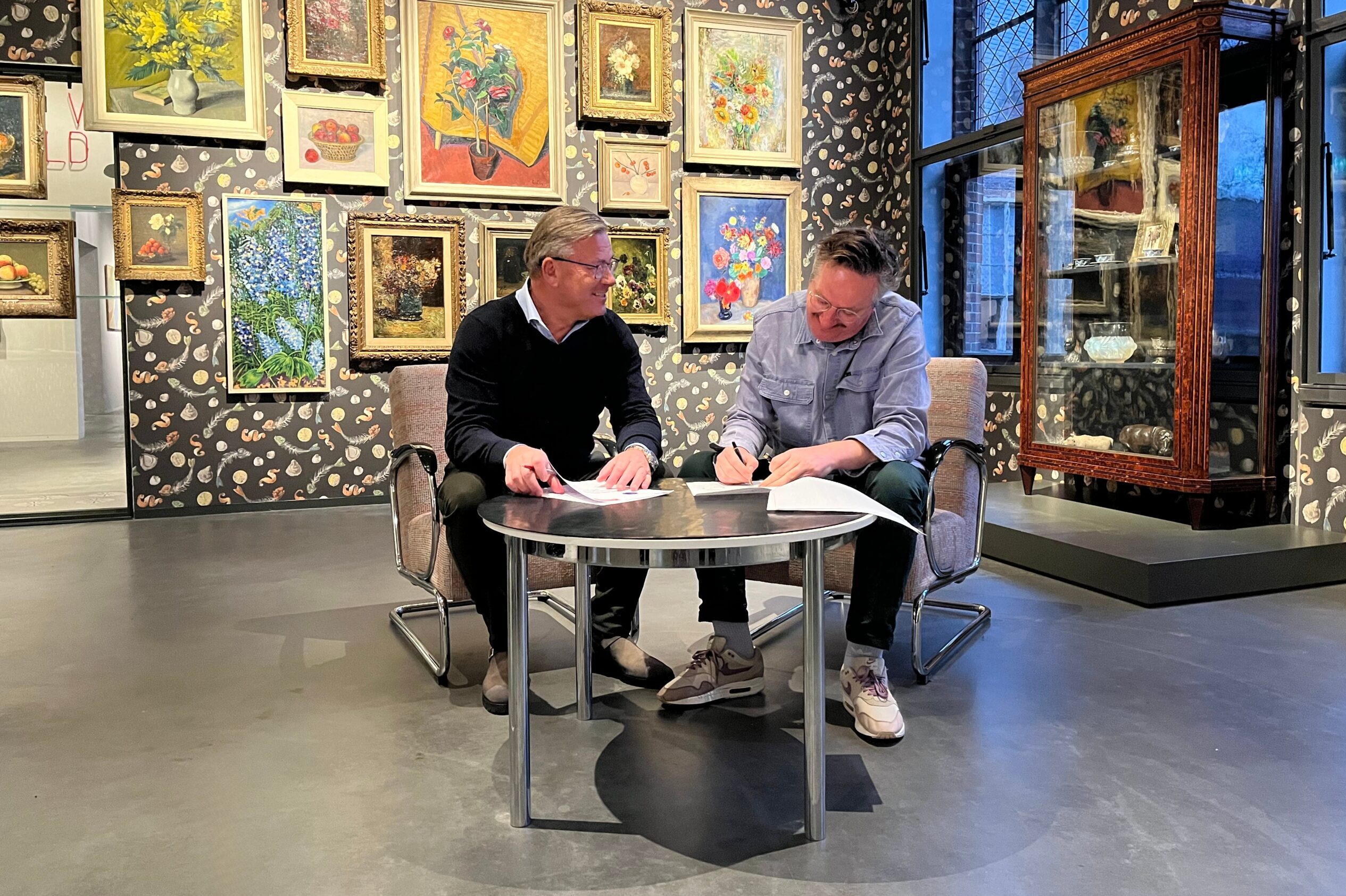 Ondertekening Centraal Museum en Koninklijke Jaarbeurs