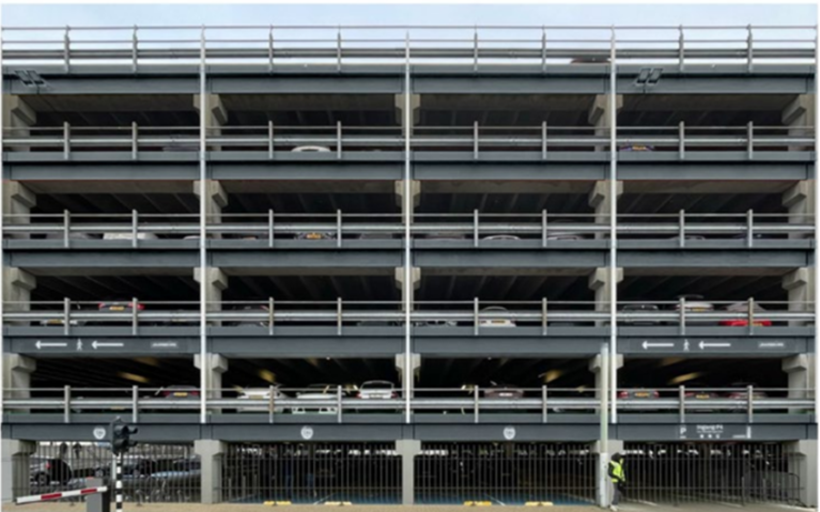 Parkeergarage Jaarbeurs in nieuwe kleuren