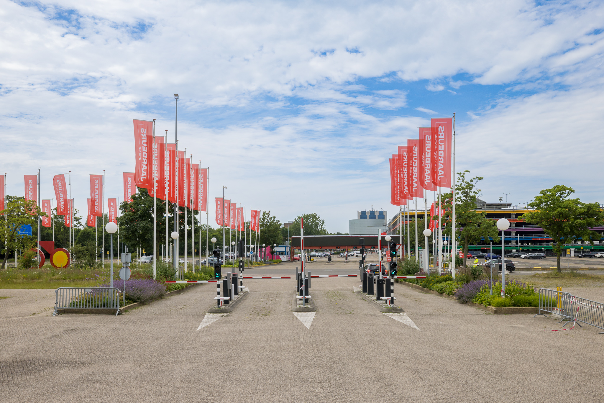 Parkeerplaats ingang bij Jaarbeurs