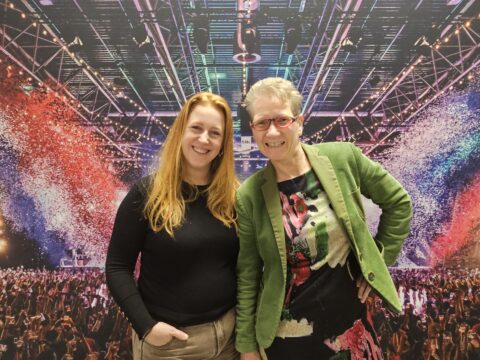 twee dames op de foto