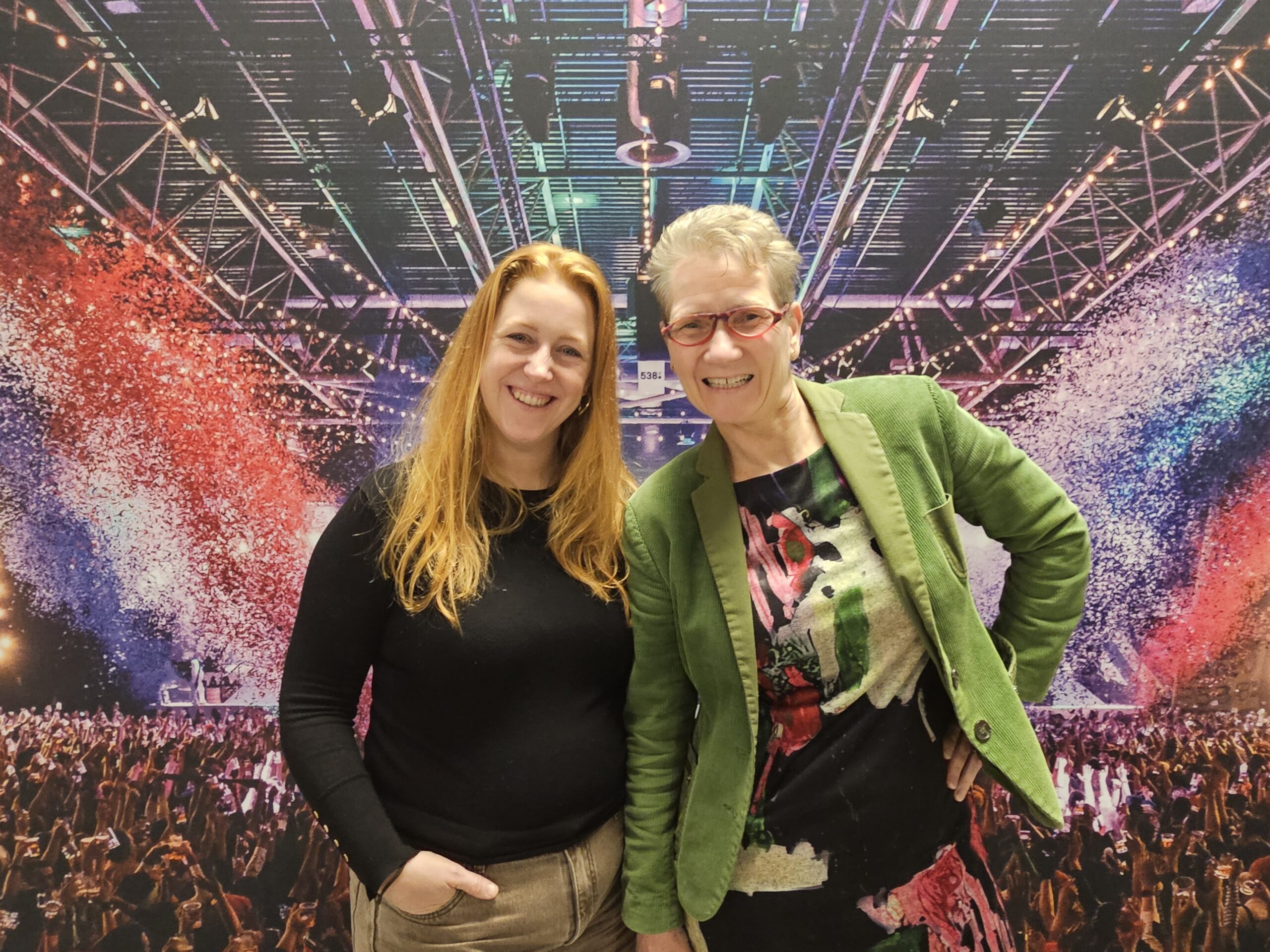 twee dames op de foto