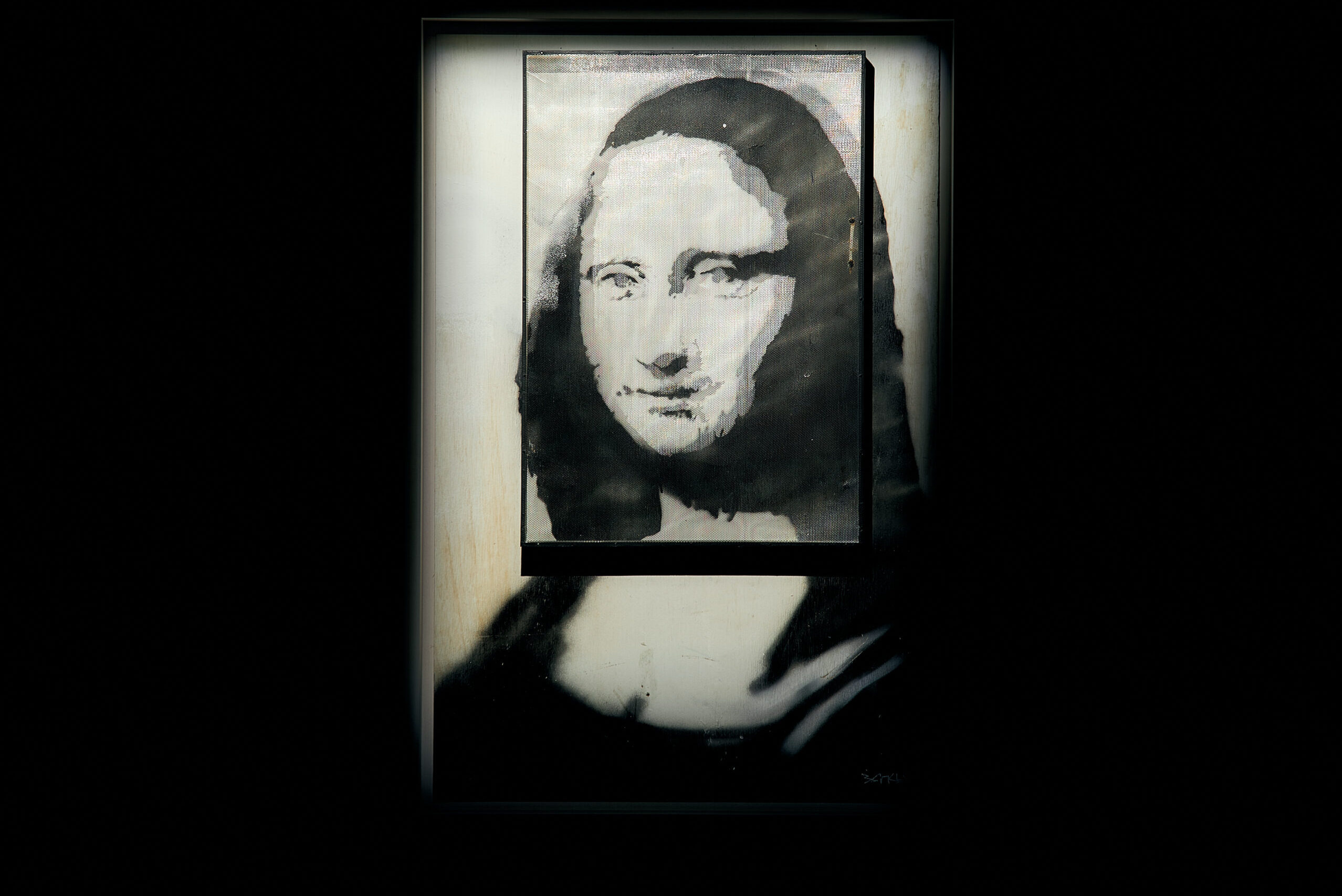 Mona Lisa zwart wit