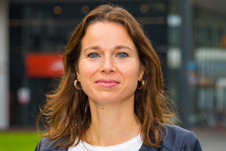 vrouw op foto